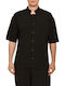 Дълъг Ръкав Overshirt Черен