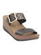 Fantasy Sandals 5002 Women's Platform Shoes Gray