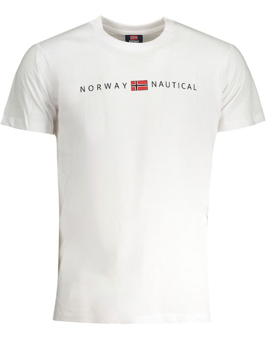 Squola Nautica Italiana Ανδρικό T-shirt Κοντομάνικο Λευκό