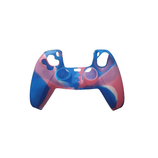 Silicone Case Skin Camouflage Blue-red-white Κάλυμμα Σιλικόνης Χειριστηρίου Ps5 Controller