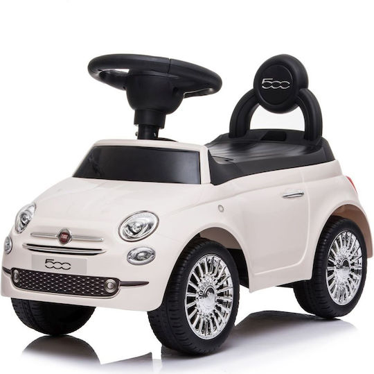 FreeOn Fiat 500 Αυτοκινητάκι Ride On για 12+ μηνών Λευκό
