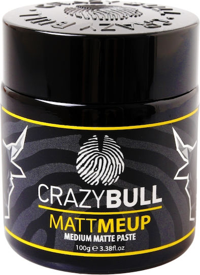 Crazy Bull Mattmeup Hair Wax Paste 100ml