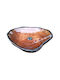 Sanitec Νατurα 443η Aufgesetztes Waschbecken Hölzernes 50x40cm