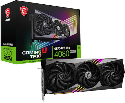 MSI GeForce RTX 4080 Super 16GB GDDR6X Gaming X Trio Placă Grafică