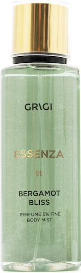 Grigi Essenza Woman Bergamot Bliss No 01 Perfume 5% Fine Body Mist 250ml