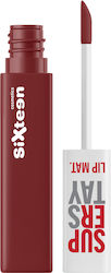 Sixteen Cosmetics Liquid Lipstick Matte 124 Bohemian Princess 4.5ml