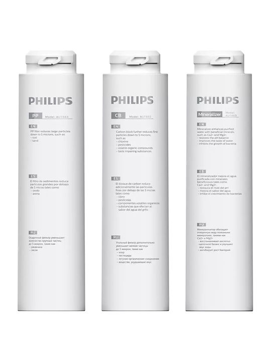 Philips Резервен филтър за вода Обратна осмоза (RO) 3бр