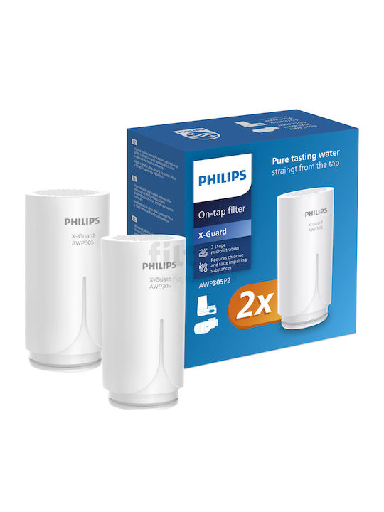 Philips Water Filter Replacement for Faucet X-Guard 2pcs