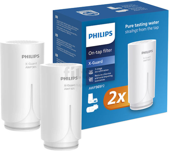 Philips Water Filter Replacement for Faucet X-Guard 2pcs