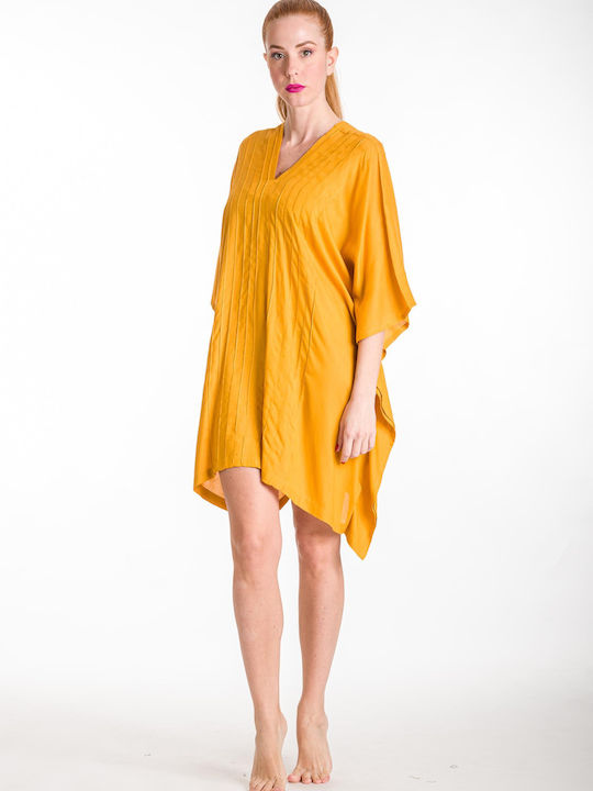 Rima Beachwear Women's Caftan Beachwear Yellow