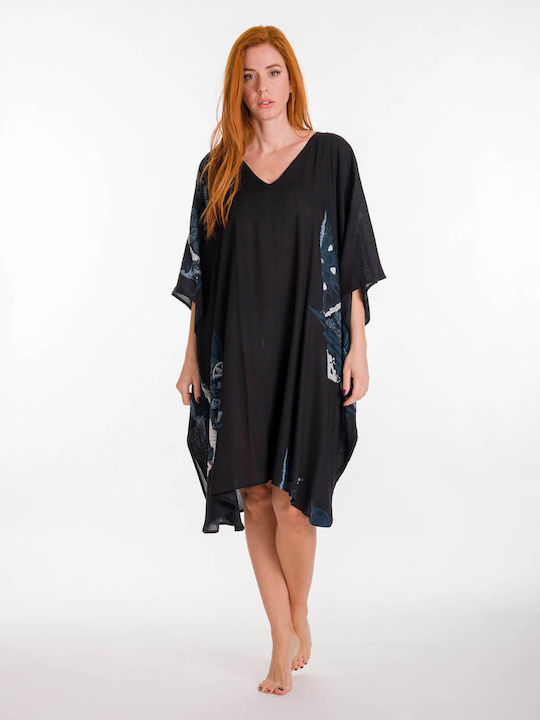 Rima Beachwear Feminin Caftan de Plajă Negru