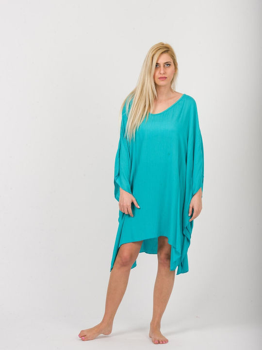 Rima Beachwear Women's Caftan Beachwear Turquoise