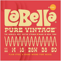 La Bella A10L48 Set Corzi Pentru Chitară Electrică Nichel Pur 11 - 50 La Bella A10L48 Set Corzi Pentru Chitară Electrică Nichel Pur 11 - 50