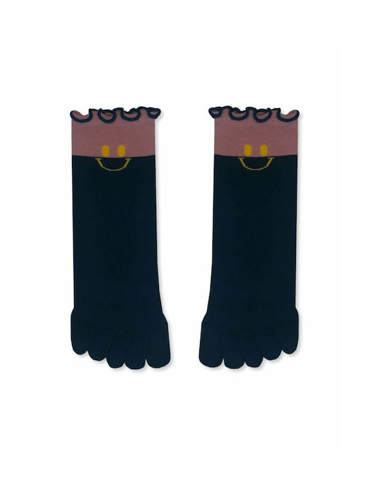 Ytli Cotton Sock Toe Toe Socks Smile Designs