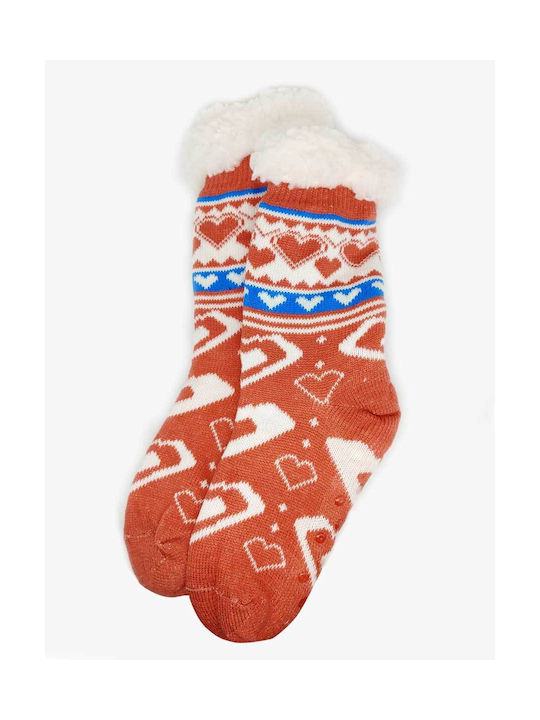 Vi-mas Women's Fuzzy Slipper Socks with Non-Slip Sole