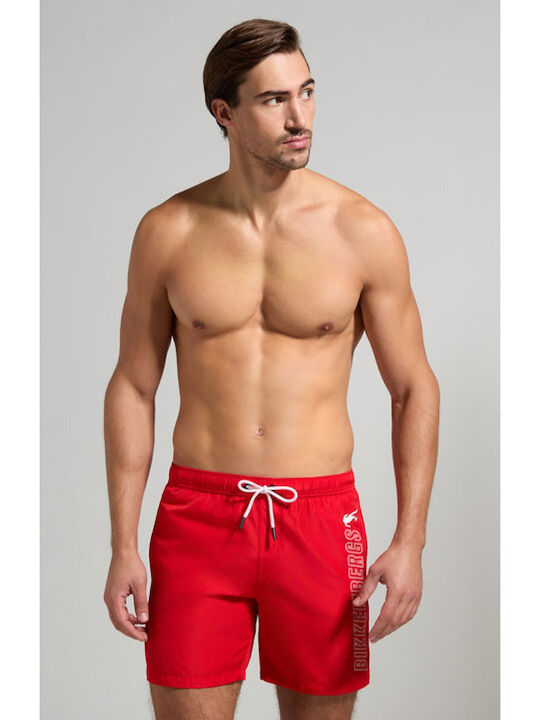 Bikkembergs Men's Swimwear Shorts Red