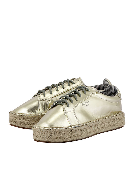 Pepe Jeans Andy Metal Adidași Aurii
