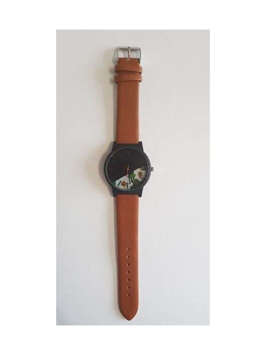 Watch in Brown Color