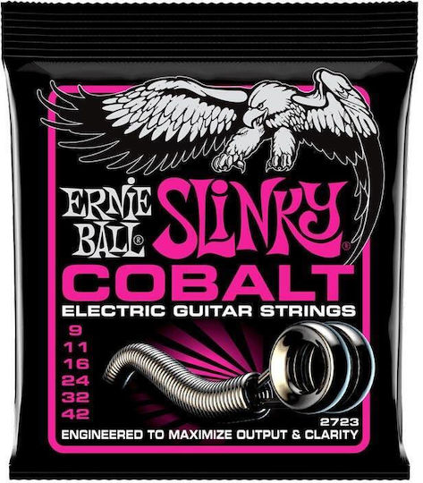 Ernie Ball Cobalt E-Gitarrensaiten Set 9 - 42