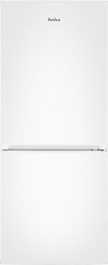 Amica Combină frigorifică 201lt Î136xL54xA59.5cm. Inox FK1815.4U