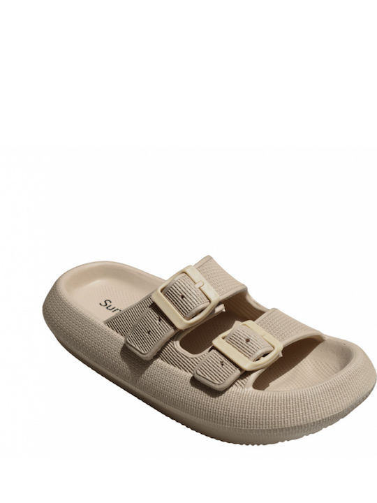 Sun & Fun 610041 Women's Flip Flops Beige