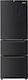 MPM 320lt NoFrost Î186xL64xA69cm. Inox MPM-351-SBF-07