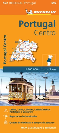 Portugal Centro - Michelin Regional Map 592