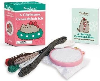 Pusheen A Christmas Cross-stitch Kit Claire Belton 1010