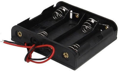 Holder Battery Holder for 4xAA Batteries