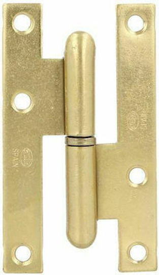 French Hinges Amig Gold Left 95x52x2mm Ø11mm French Hinges Amig Gold Left 28908