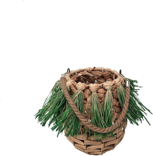 Espiel Laterne Korbweide Beige 22.5x22.5cm 1Stück