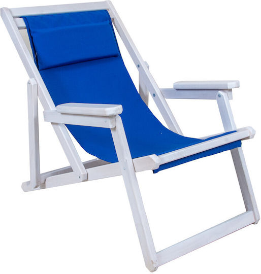 Politishome Pânză Pentru Șezlong Albastră 42x114cm