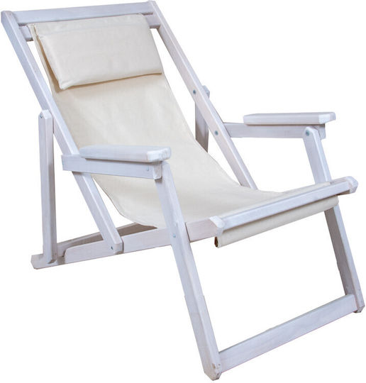Politishome Deckchair Fabric Ecru 42x114cm