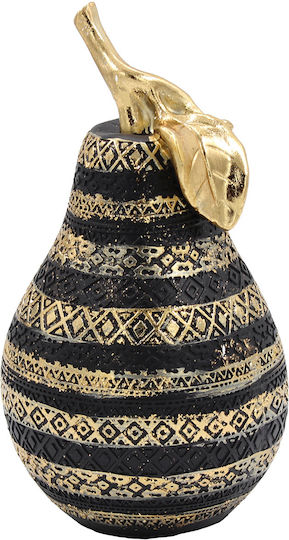 Keskor Decorative Pear Pear made of Polyresin 11x11x20cm 1pcs
