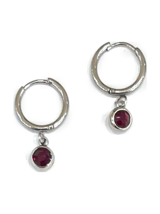 Kostibas Fashion Earrings Hoops made of Steel