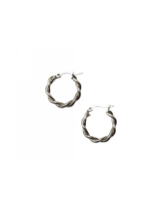 Kostibas Fashion Earrings Hoops made of Steel