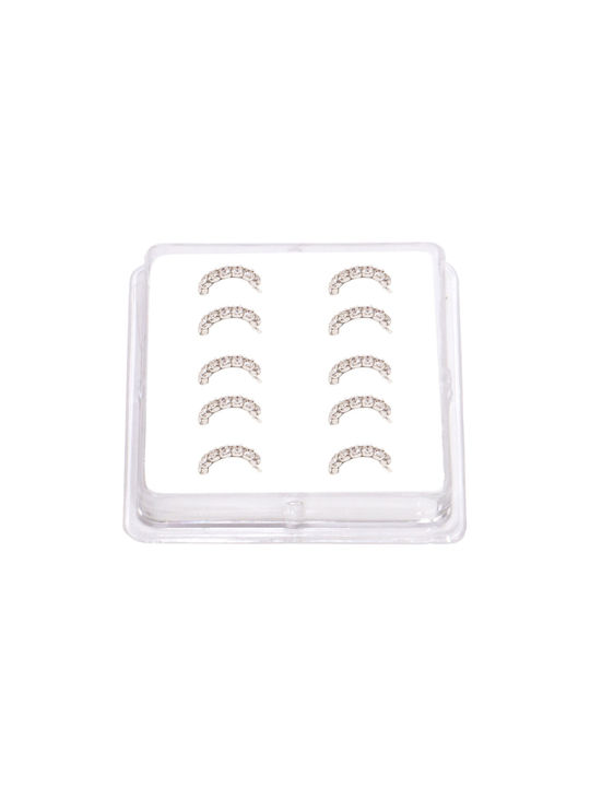 Ro-Ro Accessories Σκουλαρίκι Κρικάκι Μύτης από Ασήμι
