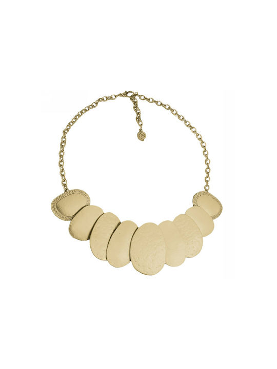 Kostibas Fashion Necklace Gold Plated