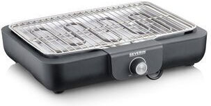 Severin Επιτραπέζια Ηλεκτρική Ψησταριά Σχάρας 2200W με Ρυθμιζόμενο Θερμοστάτη 37x25εκ.