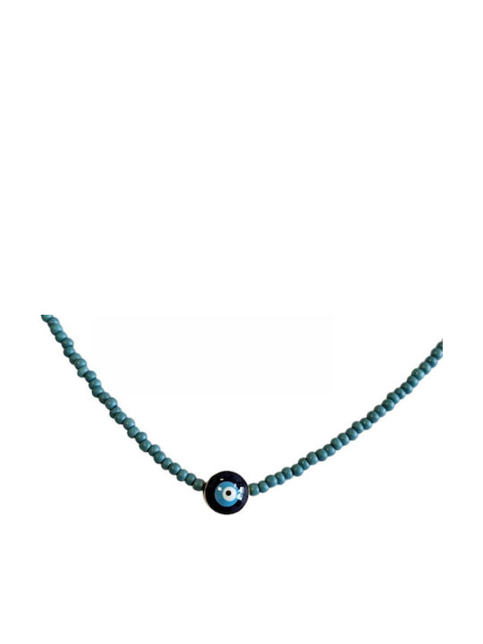 Kostibas Fashion Necklace Eye from Steel