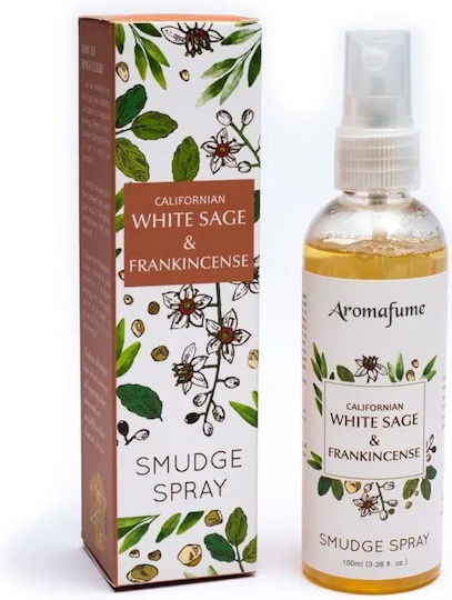 Spray Aromatic pentru Curățarea Energetică a Spațiului Aura Salvie & Tămâie 100ml