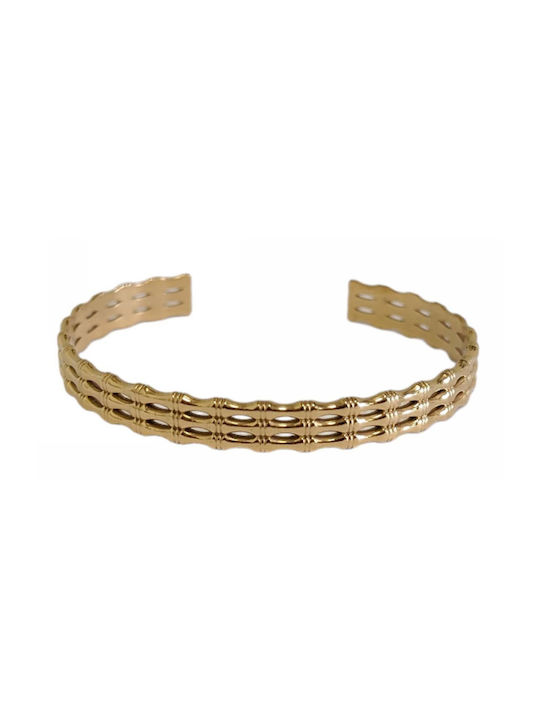 Kostibas Fashion Bracelet made of Steel Gold Plated