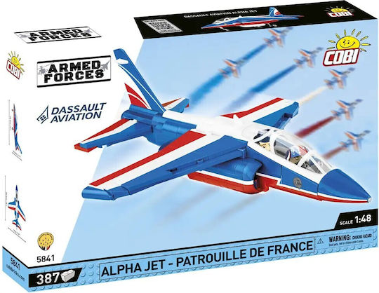 Cobi Building Blocks Alpha Jet Patrouille de France For 7+ Years 387 Pieces