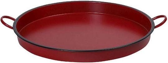 Espiel Metallic Round Decorative Tray 40x40x6cm