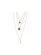 Kostibas Fashion Necklace Gold Plated