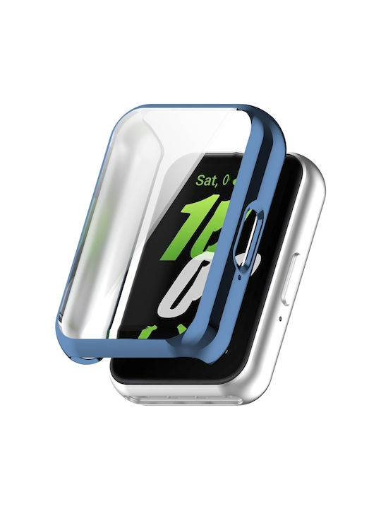Κάλυψη Силиконов Калъф в Син цвят за Samsung Galaxy Fit 3