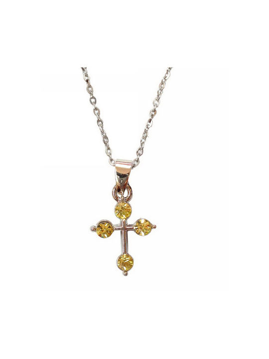 Kostibas Fashion Gold Plated Cross