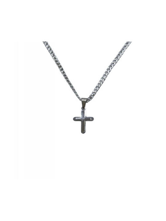 Kostibas Fashion Cross from Steel with Chain