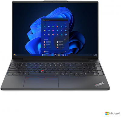 Lenovo ThinkPad E16 Gen 2 (Intel) 16" IPS (Ultra 7-155H/16GB/1TB SSD/W11 Pro) Black (GR Keyboard)