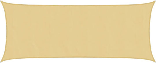 vidaXL Shade Sail Beige with PU Coating 2x4.5m